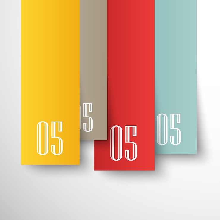 Free Vector set of blank rectangle labels. acute corners