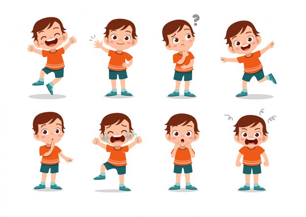Download Free Boy Character Happy Vectors 24 000 Images In Ai Eps Format
