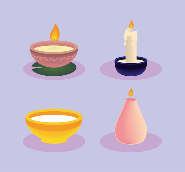 Set of candles