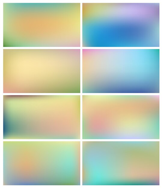 Set of coloured backgrounds for children