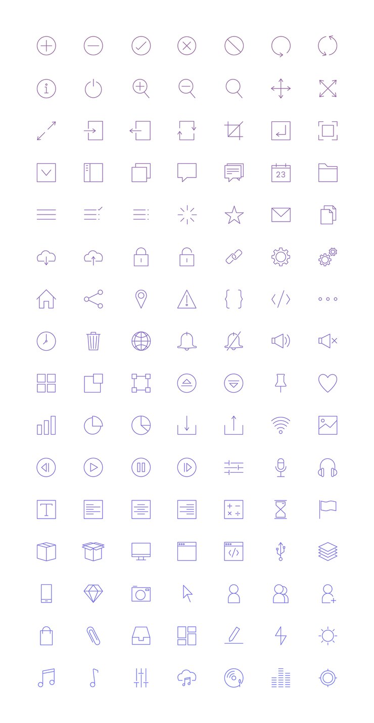 無料Vector コンピュータアイコンベクトルのセット