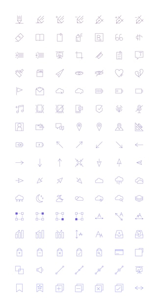 Free vector set of computer icon vectors