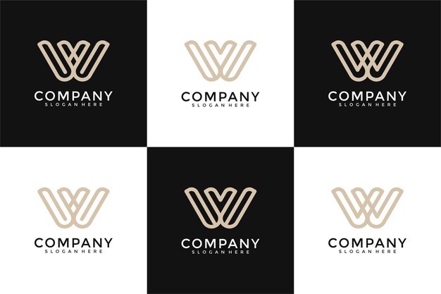 Free Vector Luxury Letter V Logo Concept Design In Golden Color