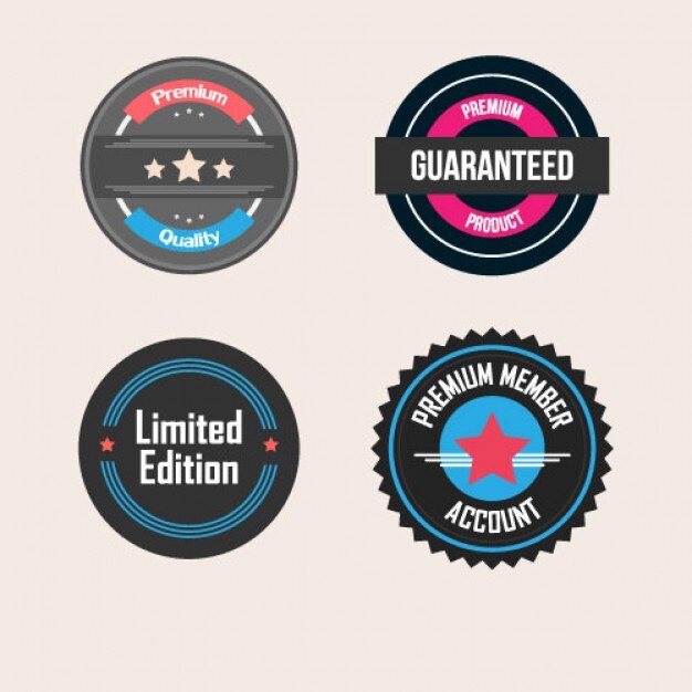 Free Vector set of dark dial 