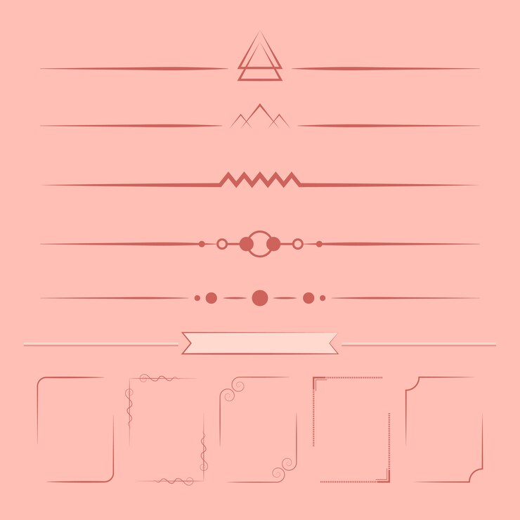 Free Vector set of design elements vector