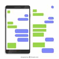 Free vector set of different bubbles chat for messenger app