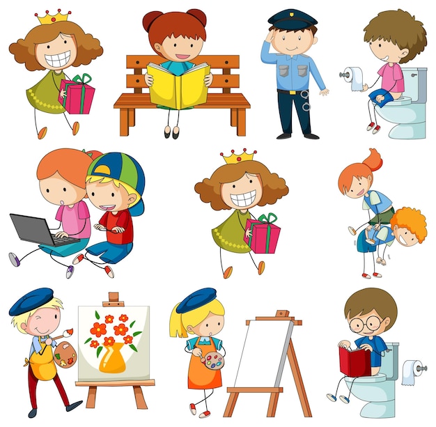 130+ Thousand Children Painting Cartoon Royalty-Free Images, Stock