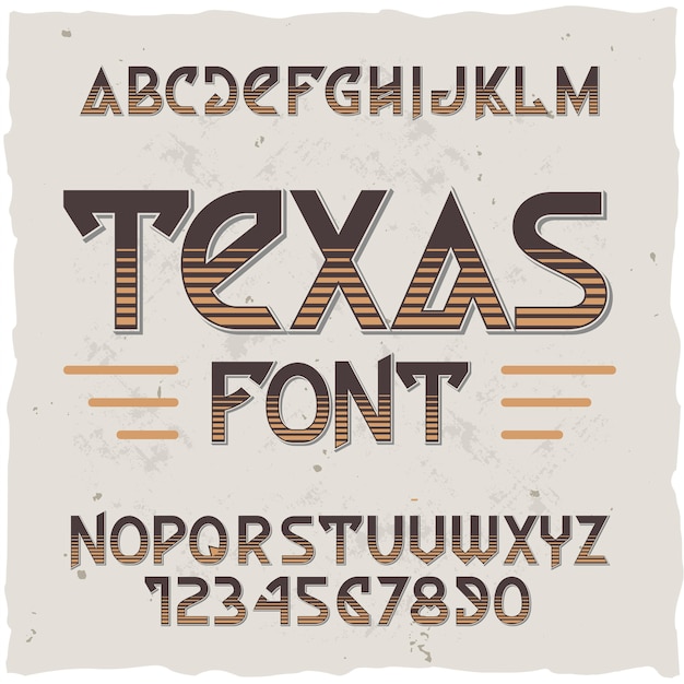 Free vector set of different letters