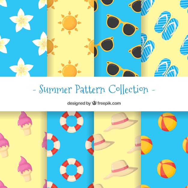 8 가지 여름 패턴의 집합