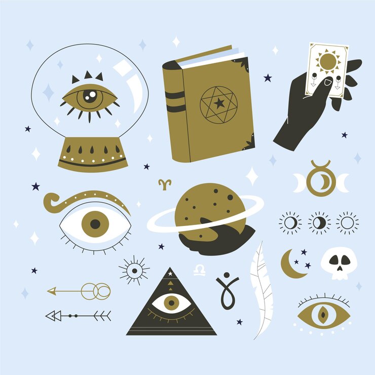Free Vector set of esoteric elements
