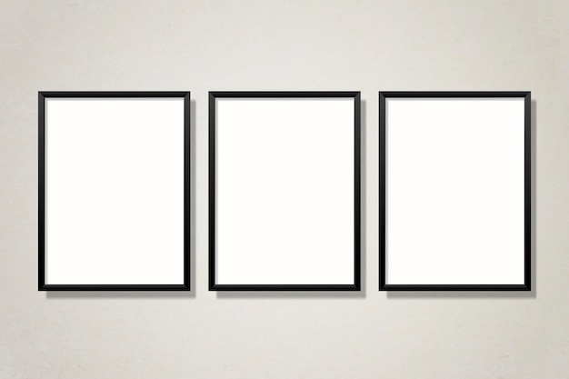 Set of gallery frames