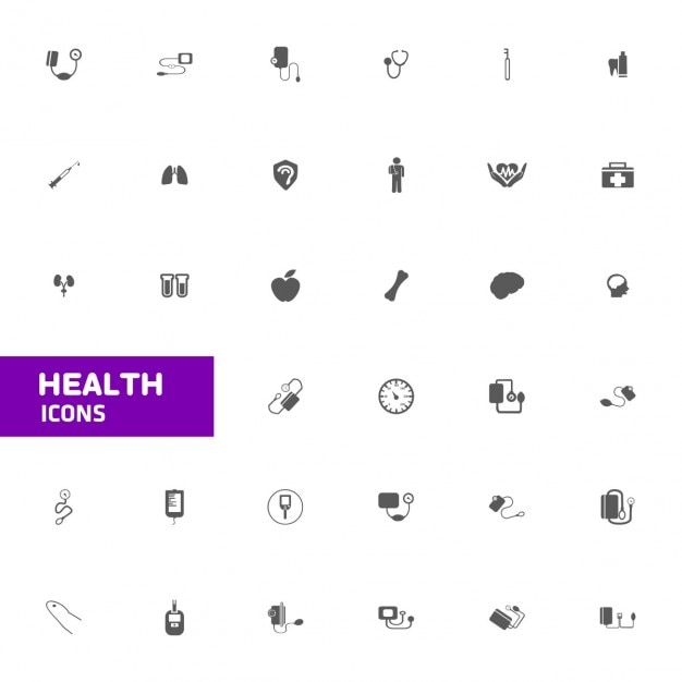 Set of health icons