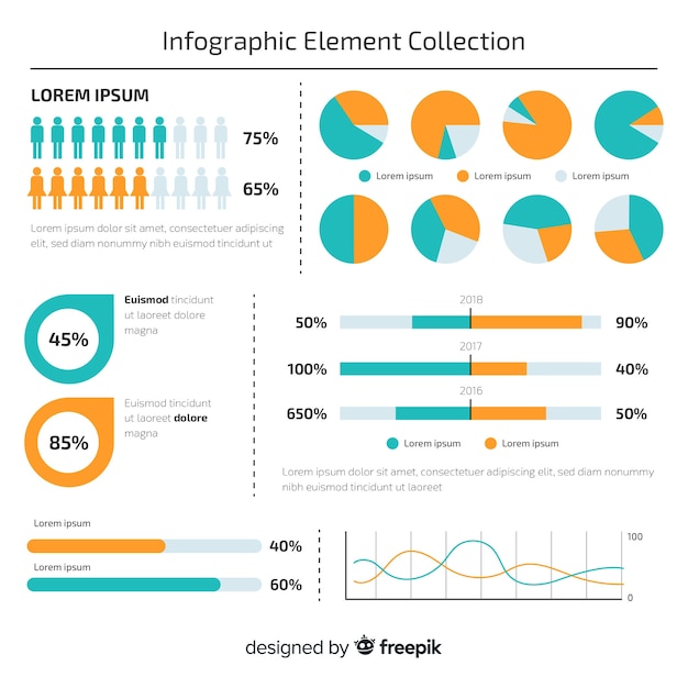 Set of infographic elements