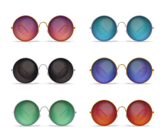 Download Free Set Of Eight Isolated Sunglasses Realistic Images With Sun Goggles Use our free logo maker to create a logo and build your brand. Put your logo on business cards, promotional products, or your website for brand visibility.