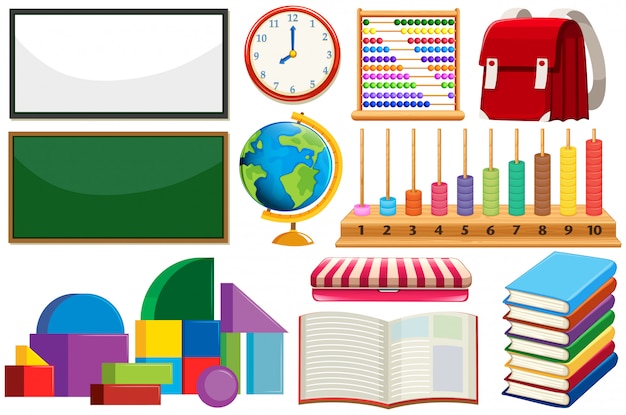 Set of learning equipment