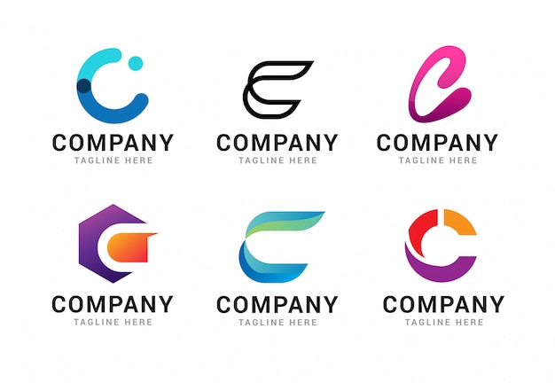 Download Yellow C Company Logo Name PSD - Free PSD Mockup Templates