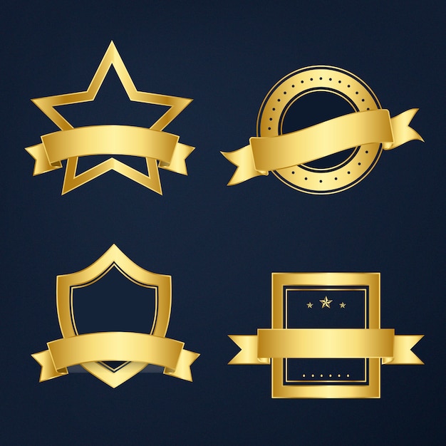 Set of mixed banners vector