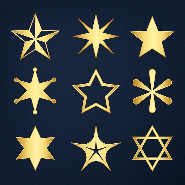 Set of mixed stars