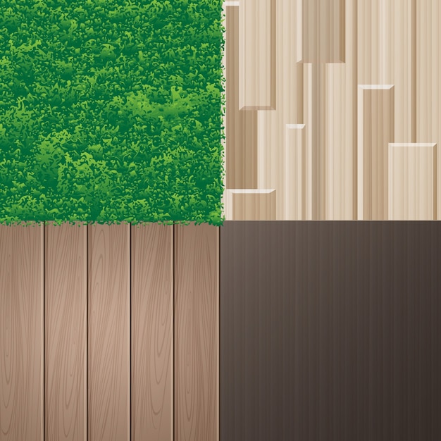 Set of natural textures for interior in eco minimalist style