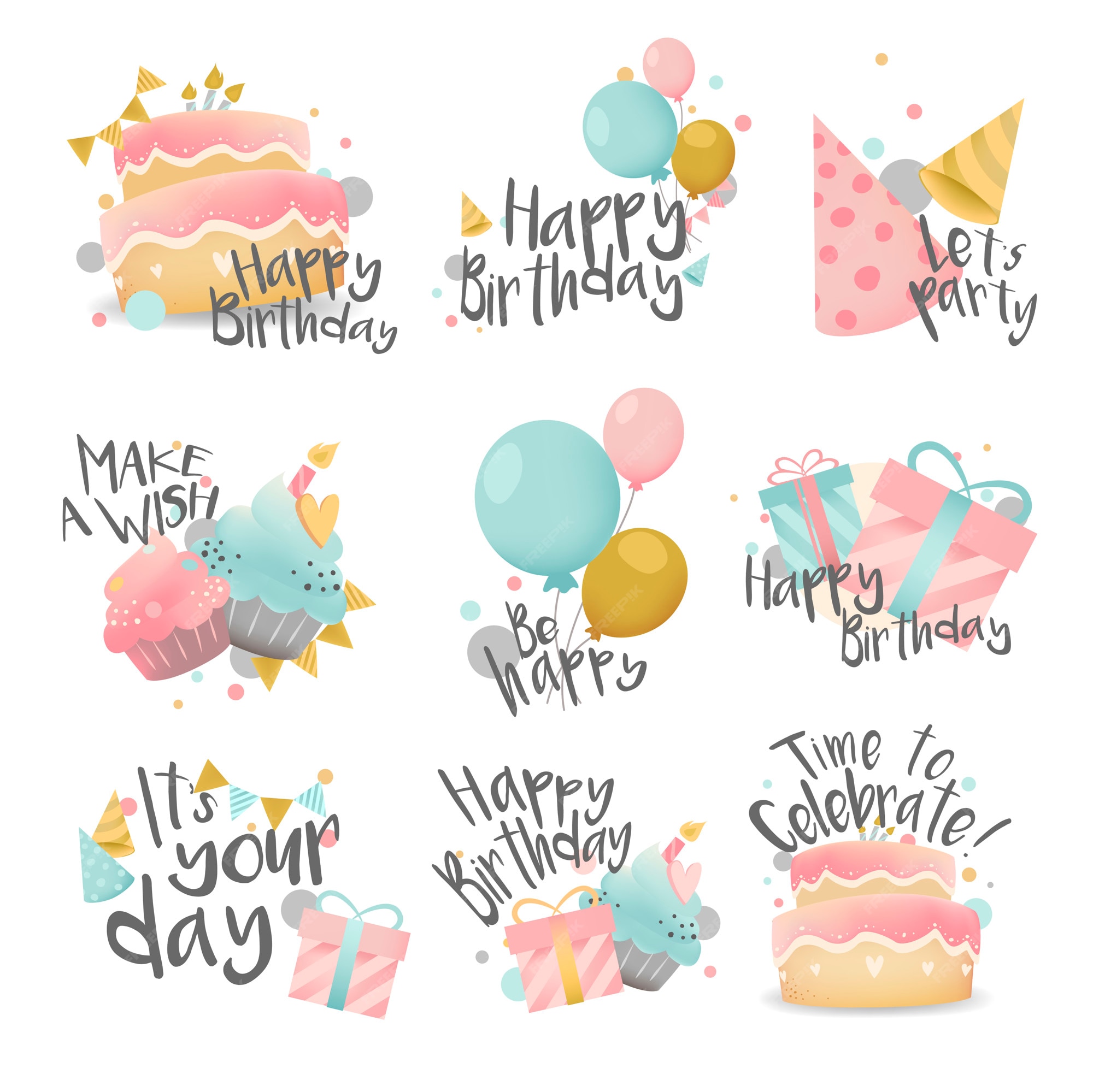 Birthday Card 画像 無料のベクター ストックフォト Psd