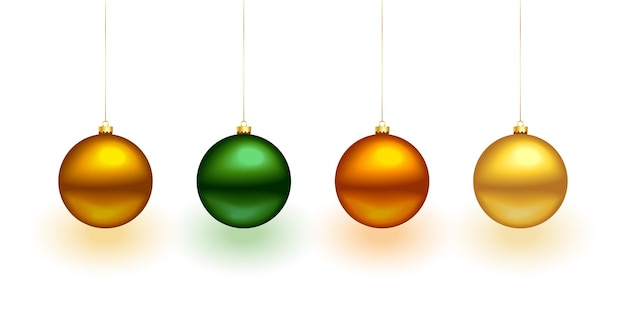 クリスマス デザインのベクトル図の分離クリスマス安物の宝石飾りのセット