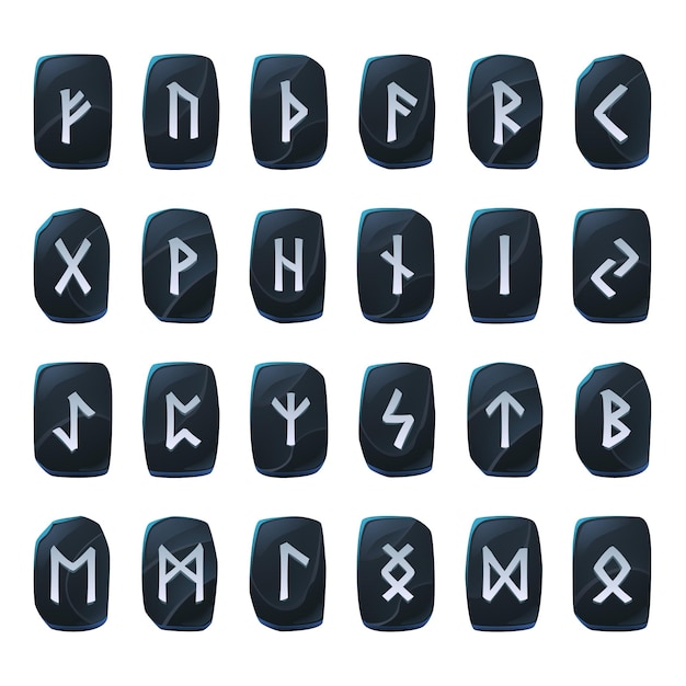 오닉스 게임 룬 세트, 북유럽 고대 알파벳
