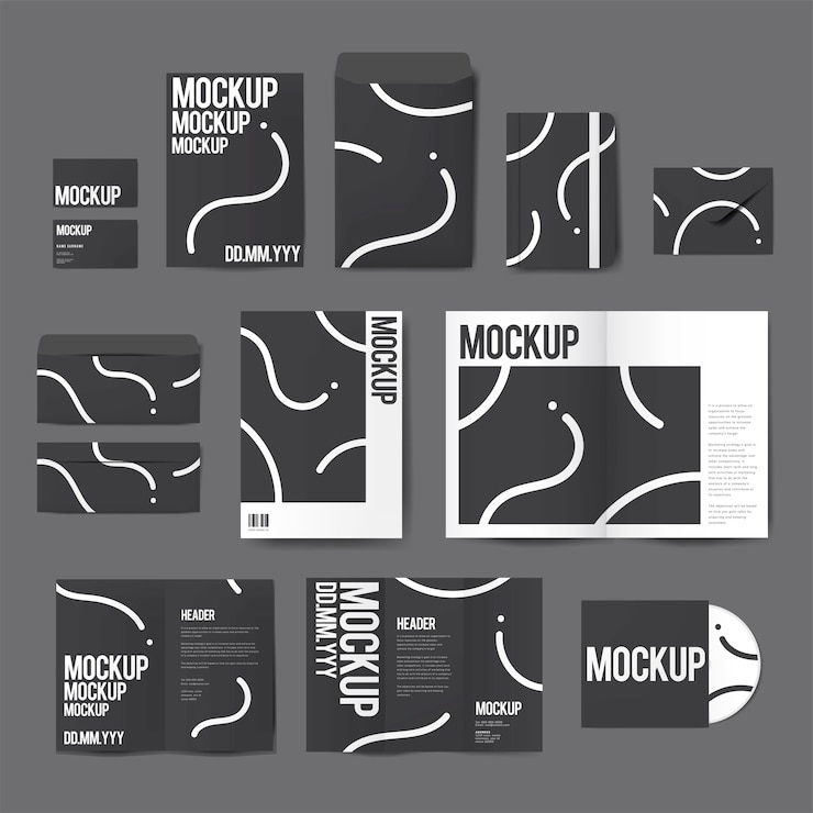 무료 Vector 인쇄 재료 디자인 이랑 벡터의 집합