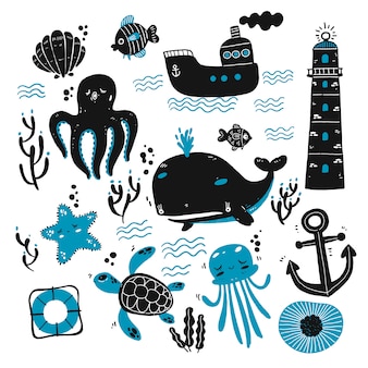 Sea Creatures | Free Vectors, Stock Photos & PSD