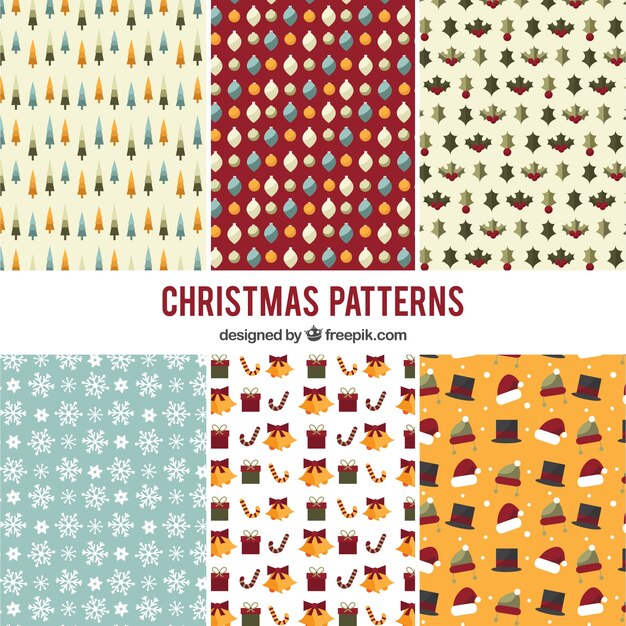 6 크리스마스 패턴의 집합