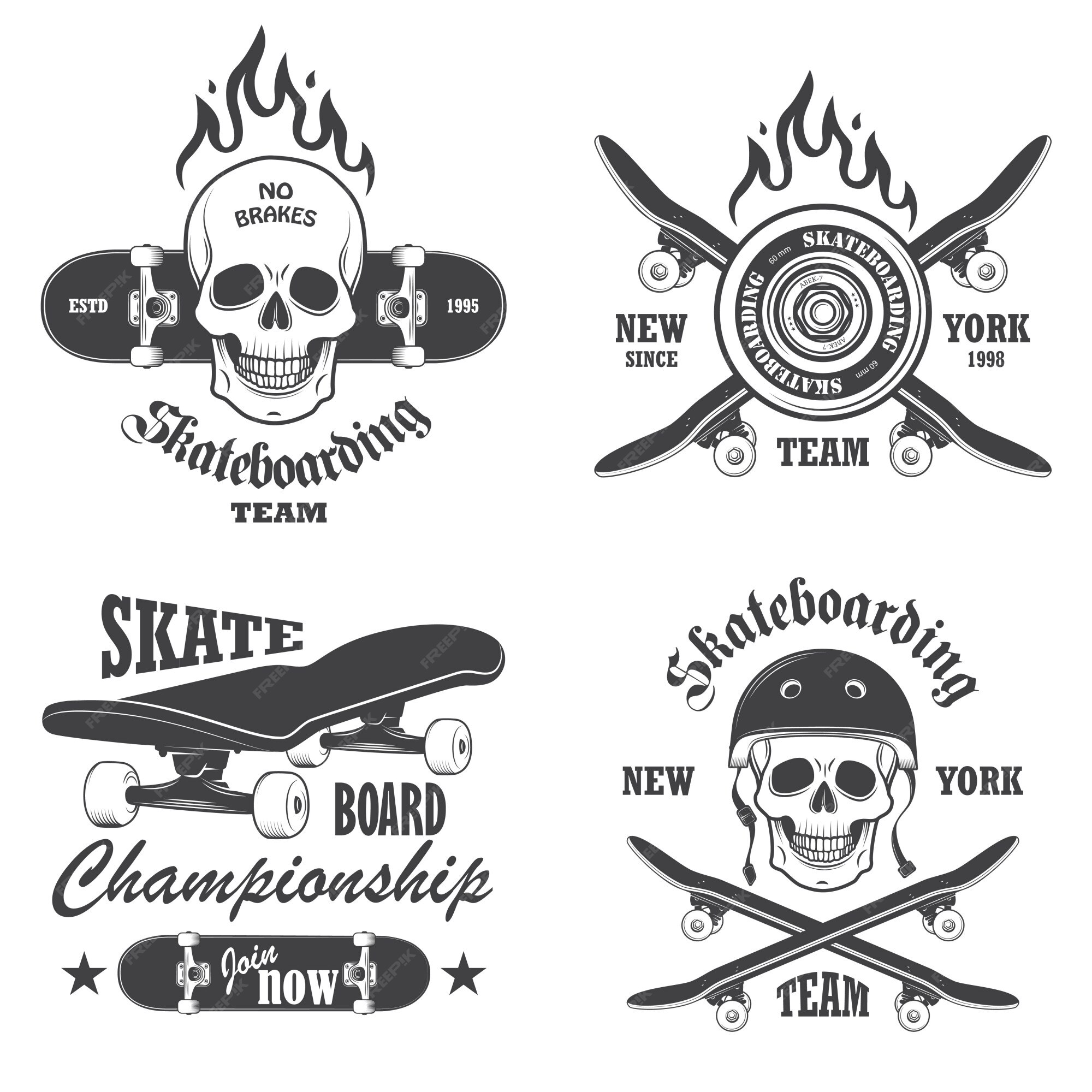 skateboard logos