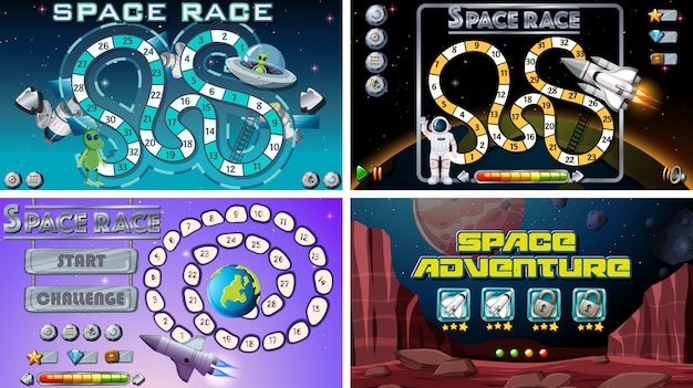 Set of space games