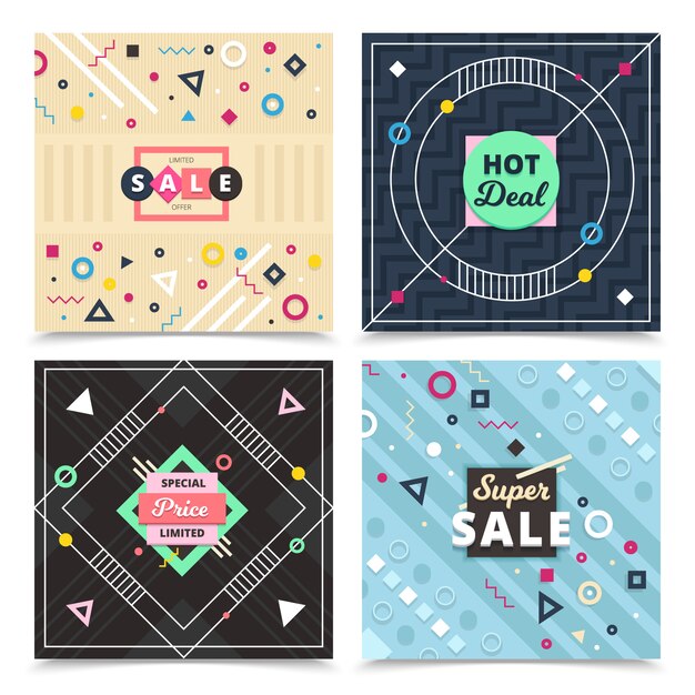 Download Free Set Of Square Material Design Banners With Compositions Of Flat Use our free logo maker to create a logo and build your brand. Put your logo on business cards, promotional products, or your website for brand visibility.