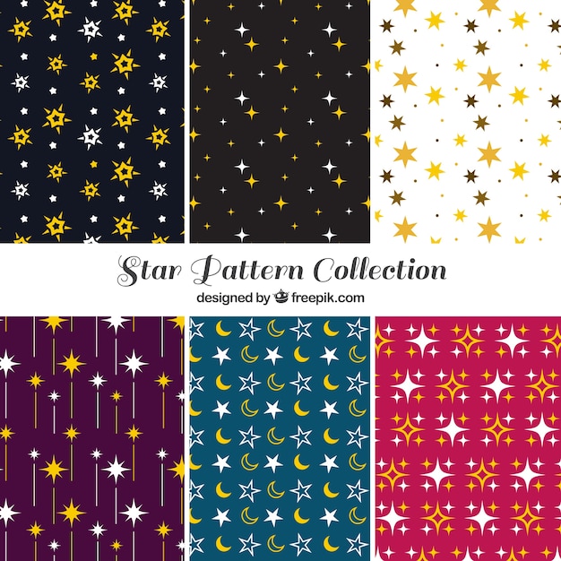 Set of star patterns