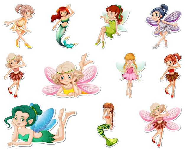 SK221 Fairy Fantasy Stickers - Barebooks