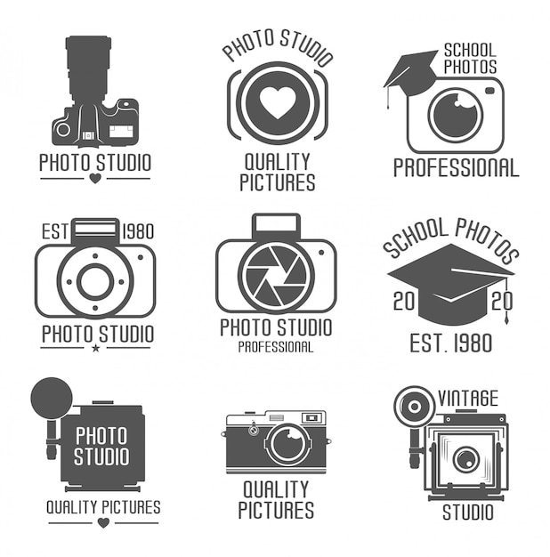 Download Free Collection Of Photography Logos Free Vector Use our free logo maker to create a logo and build your brand. Put your logo on business cards, promotional products, or your website for brand visibility.