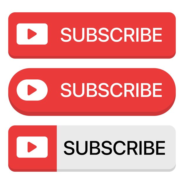 Set of Subscribe Buttons