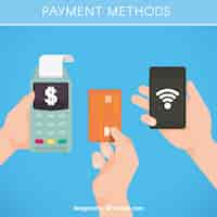 Free vector set of technological payment methods