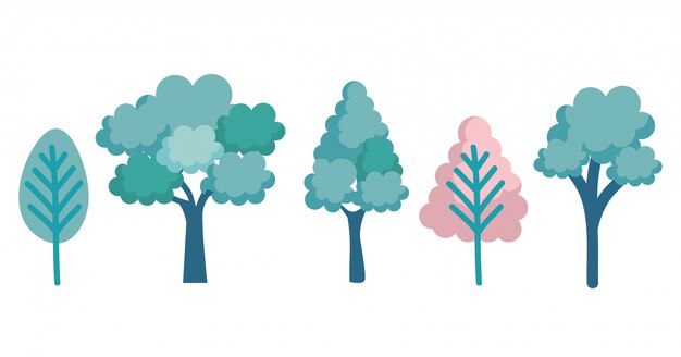木のシルエット 画像 無料のベクター ストックフォト Psd