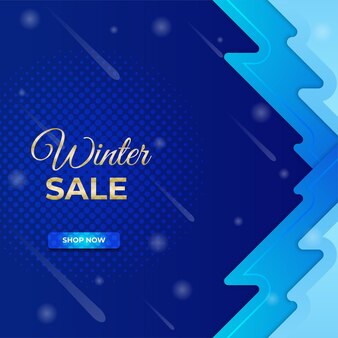 Set of trendy editable winter merry christmas new year sale banner background template for social networks square post. special offers season sales and perfect offers vector cards. vector illustration