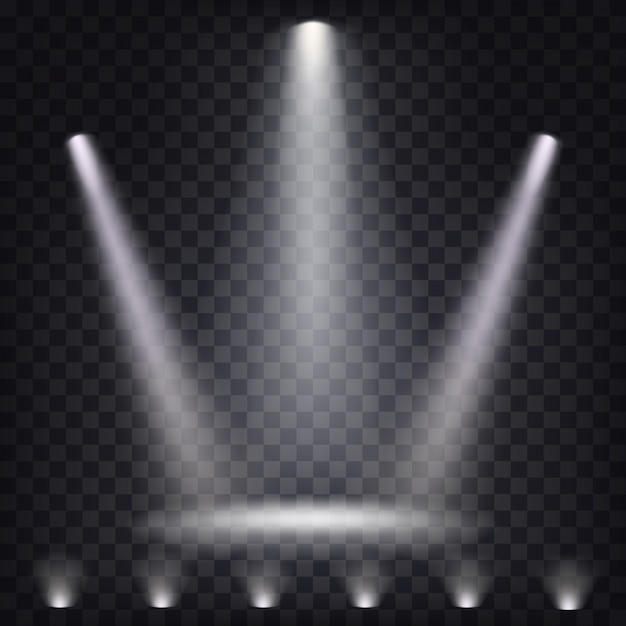 Free vector set of vector scenic spotlights