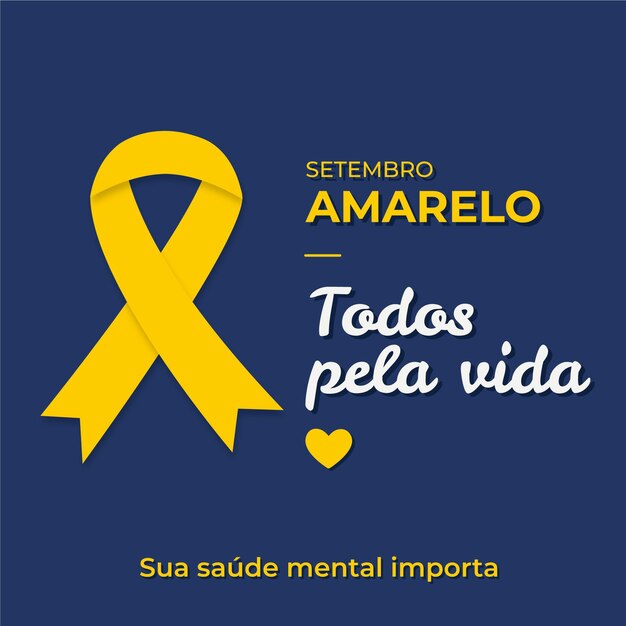 Setembro amarelo design