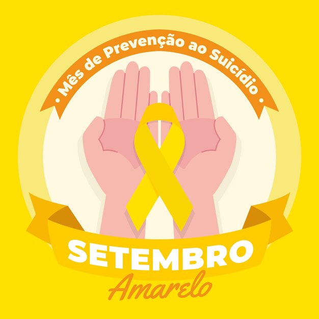 Setembro amareloイラスト