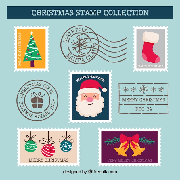 Несколько рождественских марок