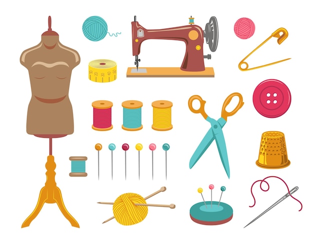 Sewing Pin Clipart, Sewing Clip Art Needle Seamstress String Twine