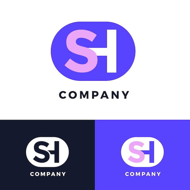 Sh business logo design