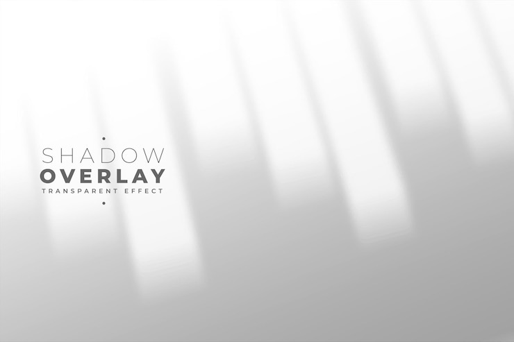 Free Vector shadow overlay effect transparent light