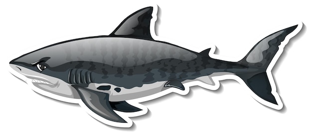 상어 동물 만화 스티커