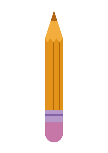 Free Vector sharp pencil sketches success on blank paper icon isolated