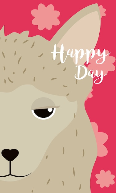 Sheep happy day card