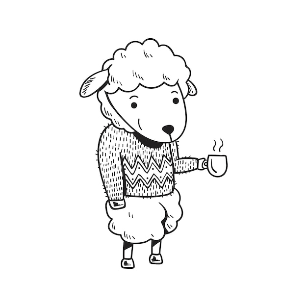 Free vector sheep